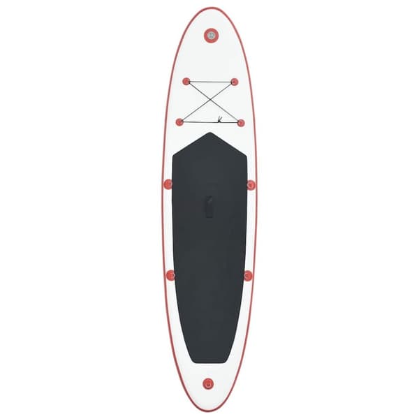 vidaXL SUP surfingbräda uppblåsbar röd och vit
