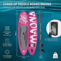 Pikkukuva 2 / 8: Puhallettava Stand Up Paddle Board Maona Pink Complete Set 308x76x10cm