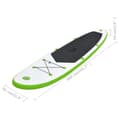 Miniatyrbillede 5 af 6: vidaXL oppusteligt paddleboard grøn og hvid