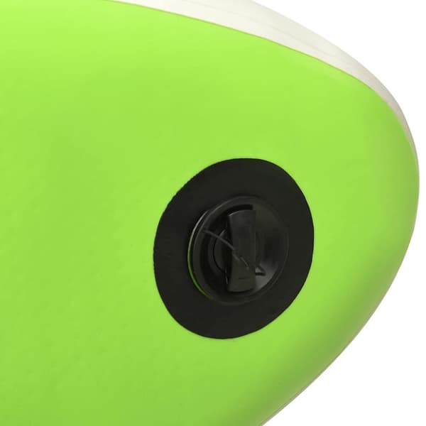 vidaXL Oppblåsbart padlebrettsett 305x76x15 cm grønn