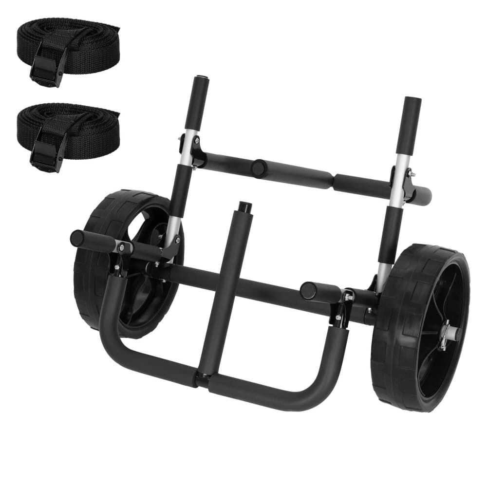 ECD Germany Tomb Dubbel Aluminium för 2 Sup Board Stand Up Paddle surfbräda upp till 45 kg, med hjul och rem, hopfällbar, robust, sup vagn sup bil