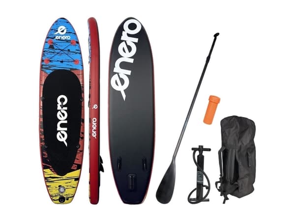 Enero oppblåsbart bord Sup 300 cm svart (1030760)