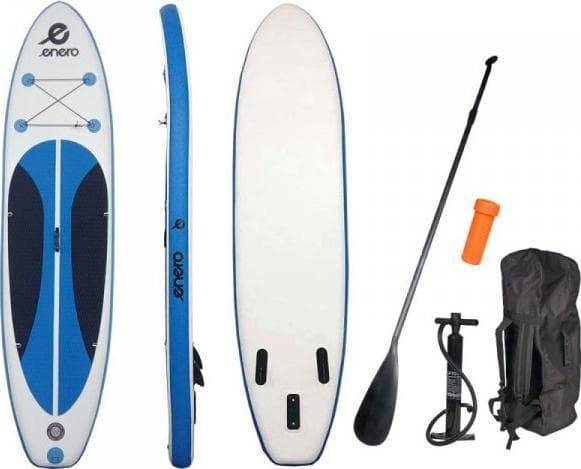Enero uppusteligt sup board 135 kg 300 x 76 x 15 cm vit och blå 1034058