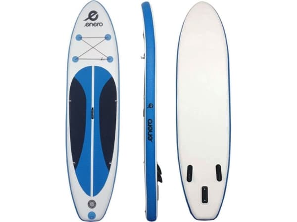 Enero uppusteligt sup board 135 kg 300 x 76 x 15 cm vit och blå 1034058