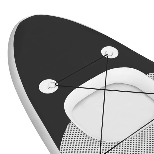 vidaXL Upplåsbar SUP-bräda set svart 300x76x10 cm