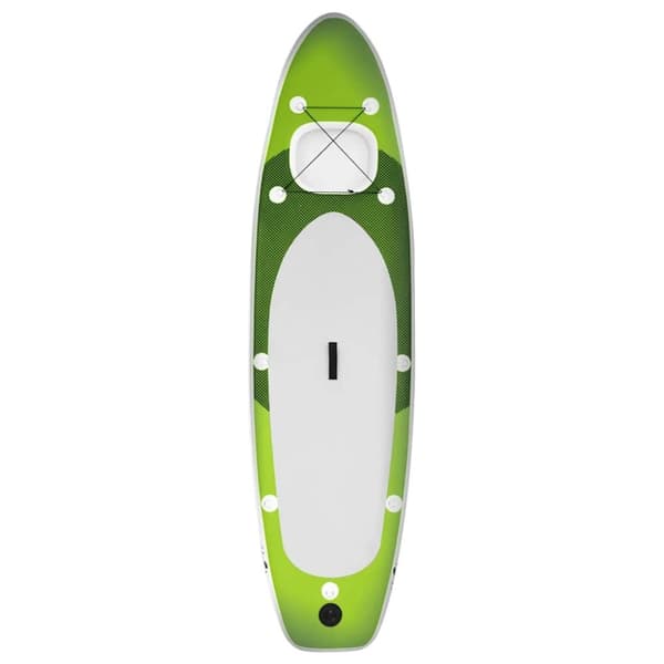 vidaXL Upplåsbar SUP-bräda set grön 330x76x10 cm