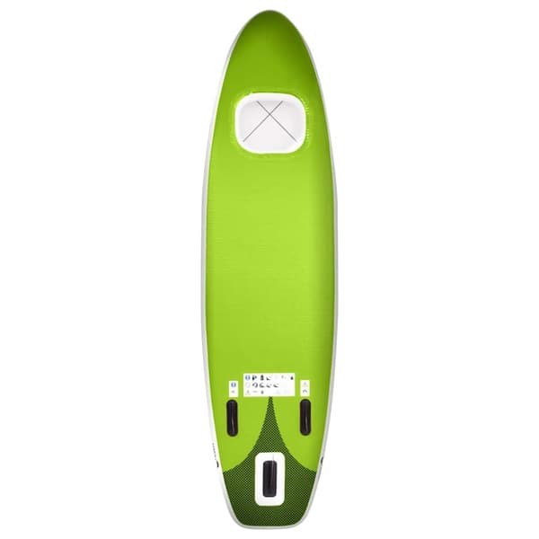 vidaXL Upplåsbar SUP-bräda set grön 330x76x10 cm