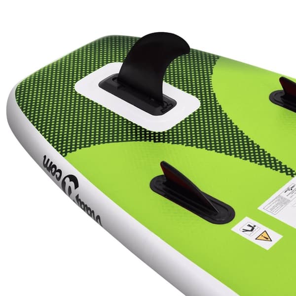 vidaXL Upplåsbar SUP-bräda set grön 330x76x10 cm