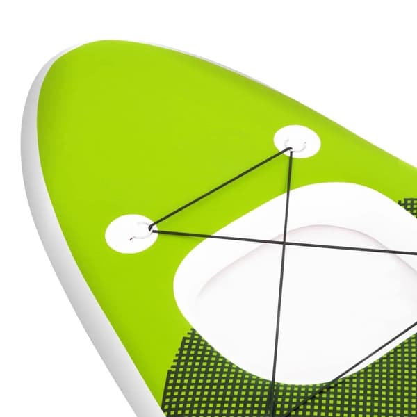 vidaXL Upplåsbar SUP-bräda set grön 330x76x10 cm