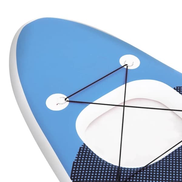 vidaXL Upplåsbar SUP-bräda set blå 300x76x10 cm