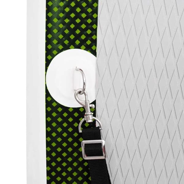 vidaXL oppusteligt paddleboardsæt 300x76x10 cm grøn