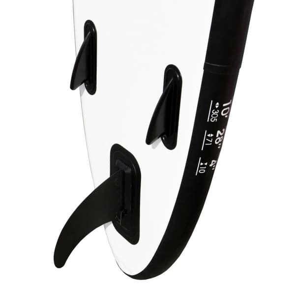 3 m Uppblåsbar SUP Stand Up Paddle Board Paddelbräda 100 kg Viktkapacitet Bärväska Fotpump Aluminuim Åra Ankelkoppel Leash 3 Fenor Mobilfodral Röd Blå