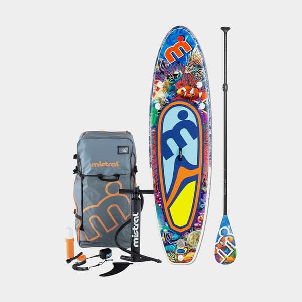 Uppblåsbar SUP Mistral Coral 10'5, 320 x 79 x 12 cm + paddel + handpump + transportväska + reparationssats