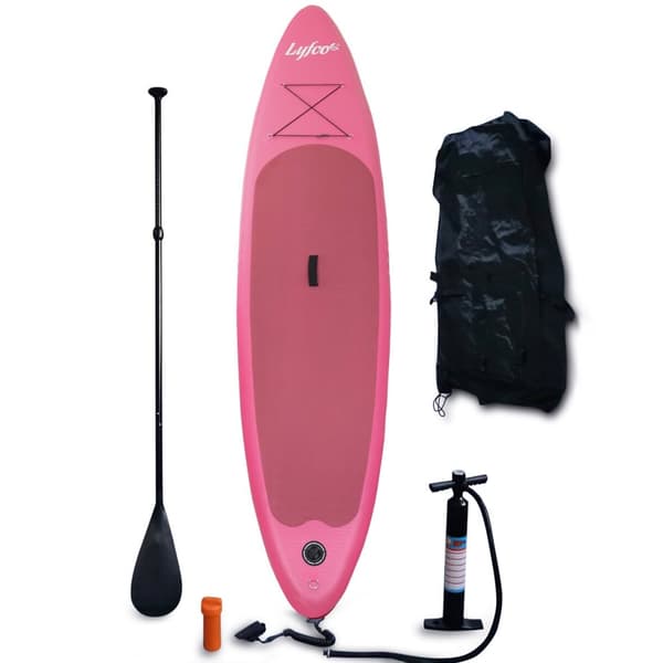 SUP-lauta 3m | Puhallettava melontalauta | 15psi | Lyfco - vaaleanpunainen