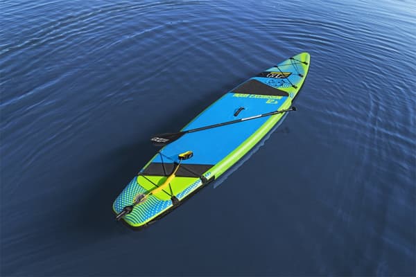 Uppblåsbar SUP Bestway Hydro Force Aqua Excursion 12'6, 381 x 79 x 15 cm + paddel + handpump + transportryggsäck + reparationssats