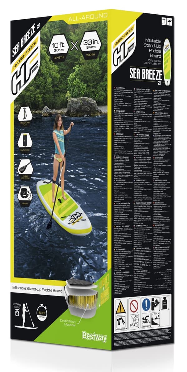 Hydro-Force Sea Breeze SUP Paddle Board 305 x 84 x 12 cm