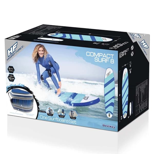 Bestway Hydro-Force oppusteligt surfbræt 243x57x7 cm