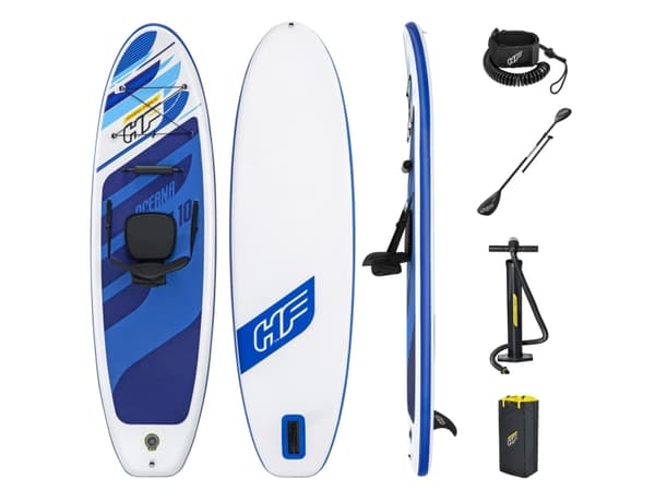 Bestway 65350, SUP-lauta, Monivärinen, 120 kg, Värikäs laatikko, ATTENTION!NO PROTECTION AGAINST DROWNING! SWIMMERS ONLY!, 3050 mm