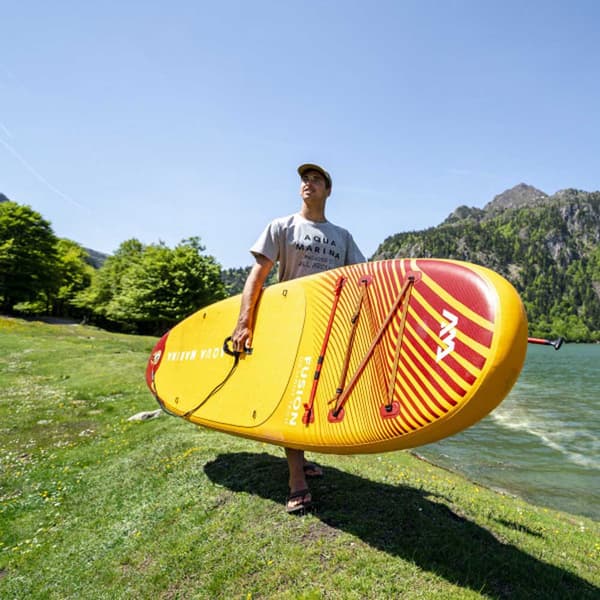 Aqua Marina Paddle Surf Sæt Fusion 10´10´´ Gul 330 cm / 81 cm