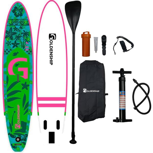 Goldenship Uppblåsbar Paddel Surfset Gs Touring 9´0´´ Grönt 274.3 cm / 79 cm