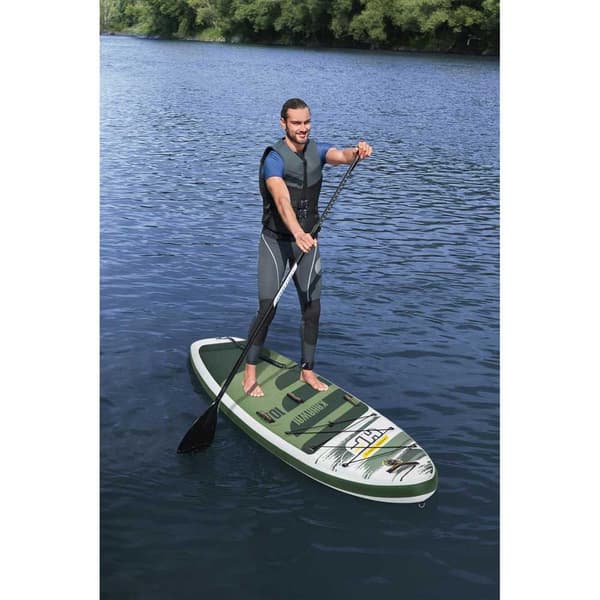 Bestway Uppblåsbar Paddel Surfset Hydro-force Kahawai 10´2´´ Grönt 309.9 cm / 86 cm