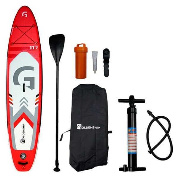 Goldenship Uppblåsbart Paddelsurfset Gs11 11´7´´ Röd 353 cm / 79 cm