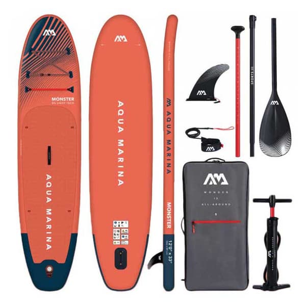 Aqua Marina Paddle Surf Sæt Monster 12´10´´ Orange 366 cm / 84 cm Terrakotta