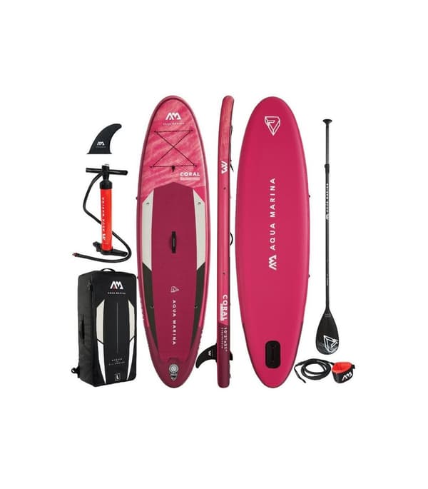 Aqua Marina Oppusteligt Paddle Surf Sæt M 10´2´´ Lilla 310 cm / 76 cm