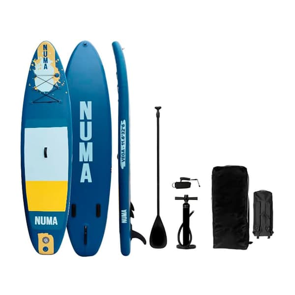 Numa Uppblåsbar Paddel Surfset Vega 11´6´´ Gul,Blå 350.5 cm / 81cm