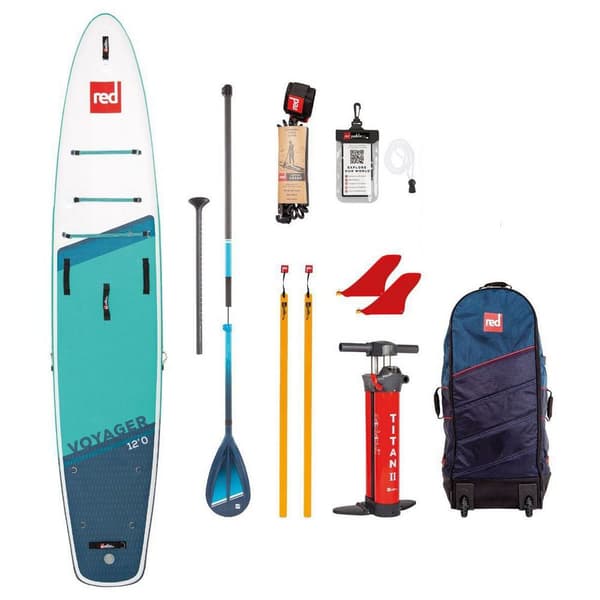 Red Paddle Co Uppblåsbart Paddelsurfset Voyager 12´0´´ Flerfärgad
