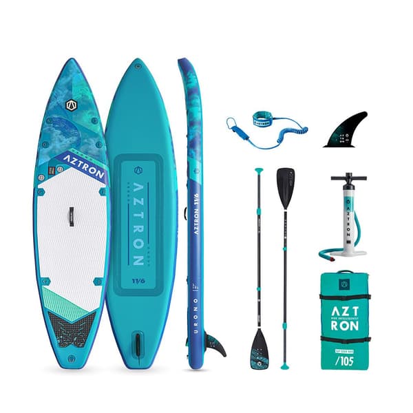 Aztron Uppblåsbart Paddelsurfset Urono Touring 11´6´´ Blå
