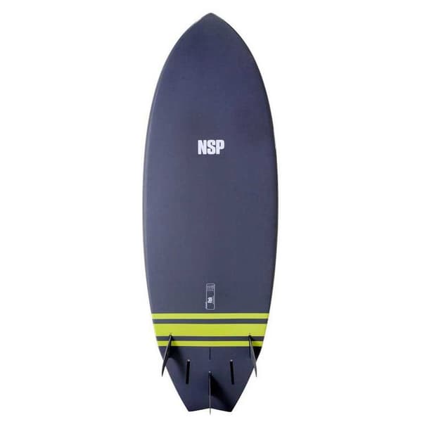 Nsp Surfbräda Elements Hdt Fish 7´2´´ Gul 218.44 cm