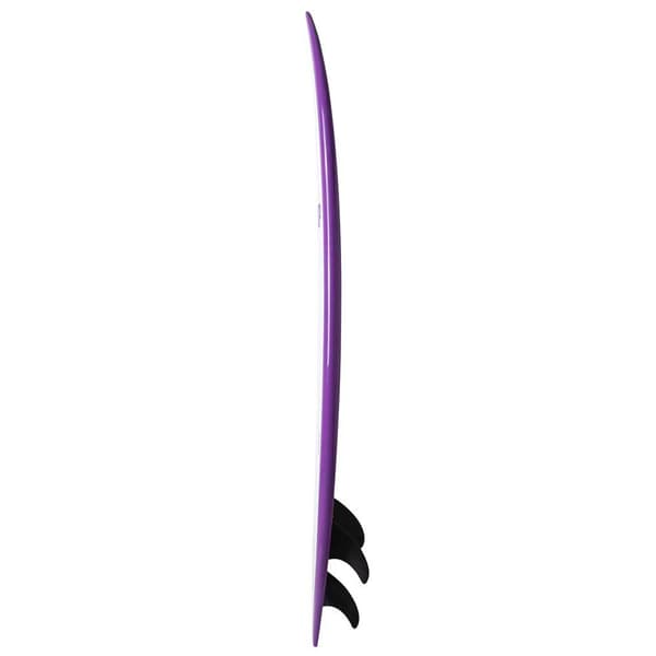 Nsp Surfbräda Elements Fish 6´4´´ Vit,Lila 193 cm
