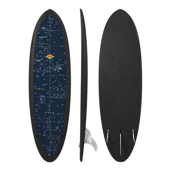 Almond Surffilauta Plez Phez R-series Chart 6´4´´ Hopeinen 193 cm