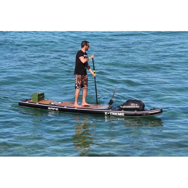 Safe Waterman Uppblåsbar Paddel Surfset X-treme 14´0´´ Svart 426.7 cm / 86 cm