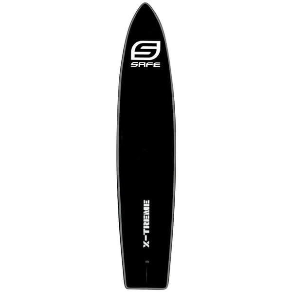 Safe Waterman Uppblåsbar Paddel Surfset X-treme 14´0´´ Svart 426.7 cm / 86 cm