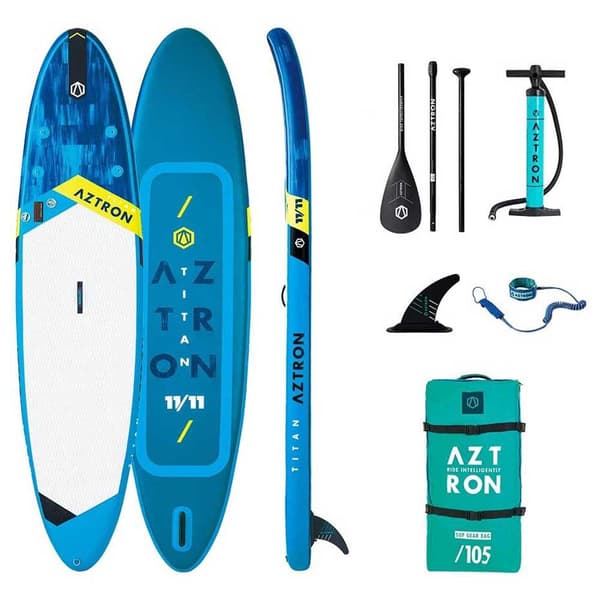 Aztron Uppblåsbart Paddelsurfset Titan 2.0 11´11´´ Blå 363.2 cm / 80 cm
