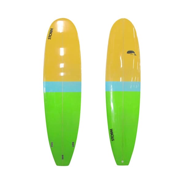Storm Blade Surfbräda Beluga Mini Malibu Lb20 7´2´´ Grönt,Orange 218.4 cm