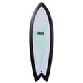 Miniatyrbillede 1 af 2: Album Surfboard Surfbræt Soft Top Presto Electric Cloud Foam 5´7´´ Sort 170.2 cm