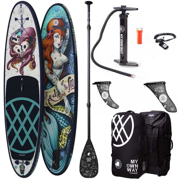 Anomy Uppblåsbart Paddelsurfset David De Ramon Jack 12´6´´ Flerfärgad 381 cm / 78.7 cm