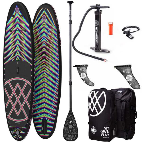Anomy Uppblåsbart Paddelsurfset Trochut 12´6´´ Flerfärgad 381 cm / 78.7 cm