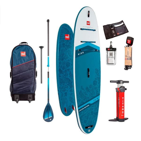 Red Paddle Co Paddla Surf Set 2023 Ride Ltd Hybrid Tough Limited Edition 10´6´´ Flerfärgad 320 cm / 76.2 cm