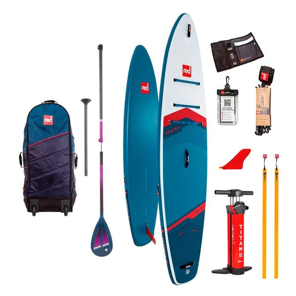 Red Paddle Co Paddla Surf Set 2023 Sport Hybrid Tough 11´3´´ Flerfärgad 342.9 cm / 81.3 cm
