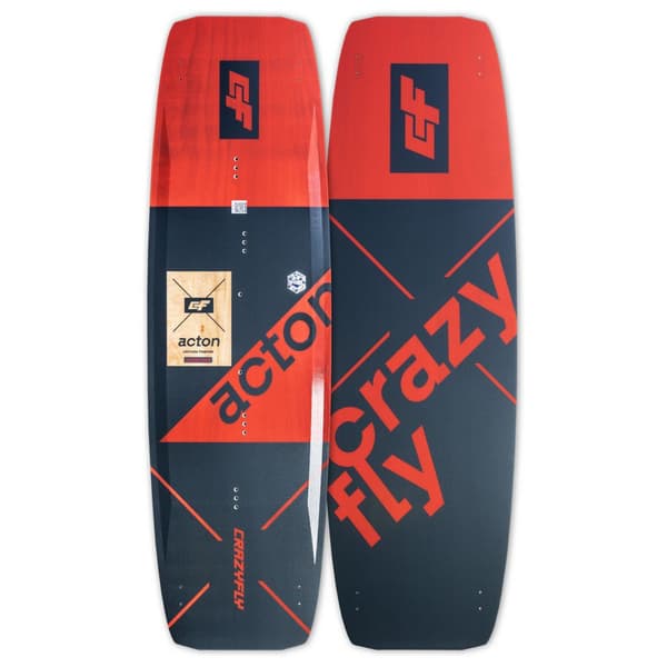 Crazyfly Kiteboard Acton 2022 Flerfärgad 138 x 40 cm