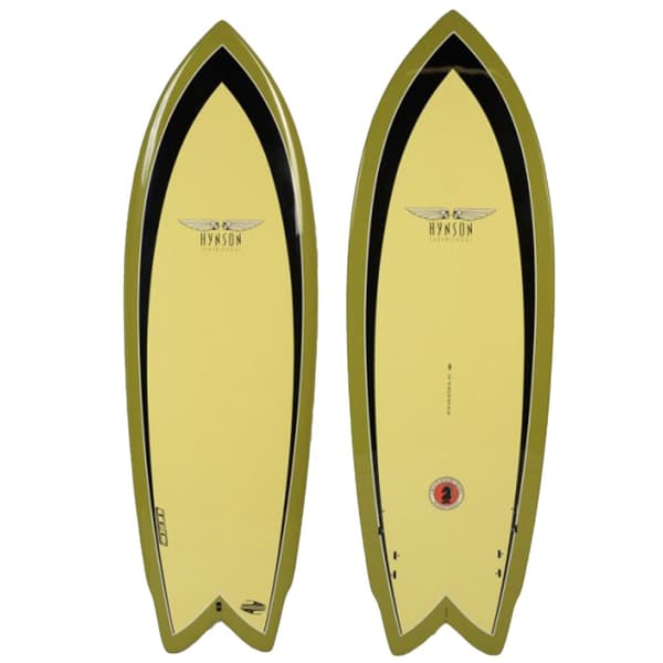 Boardworks Surfbräda Hynson Knight Quad 5´6´´ Gul 167.6 cm