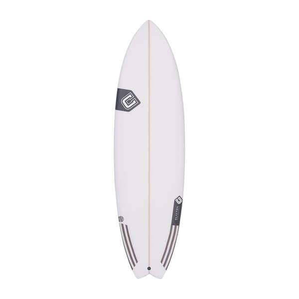 Clayton Surfbräda Makoi Fish 04 6´0´´ Vit 182.9 cm