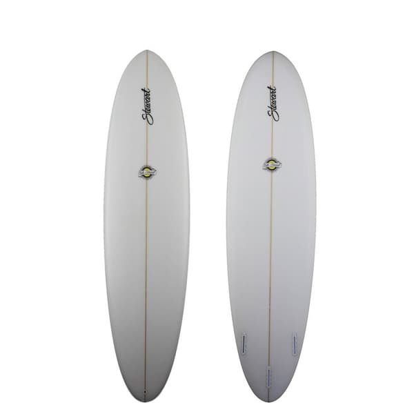 Stewart Roligt Poly 7´2´´ Surfbräda Vit 218.4 cm