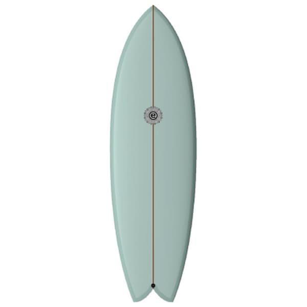 Tsa Surfbräda Element Twin Fish 3f Future 5´10´´ Grönt 177.8 cm