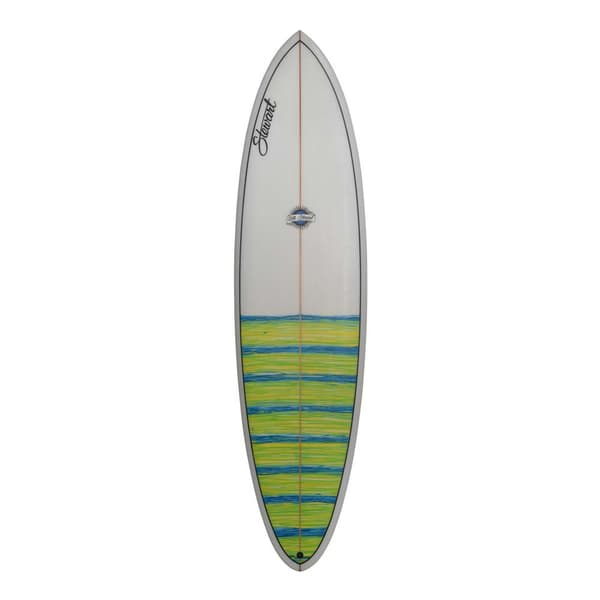 Stewart Surfbräda Funboard Comp Poly Sand Art 7´0´´ Guld 213.4 cm