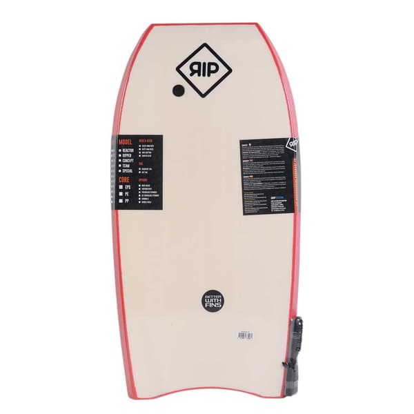 Rip Bodyboard Eps Reactor 40+coil Leash Pu